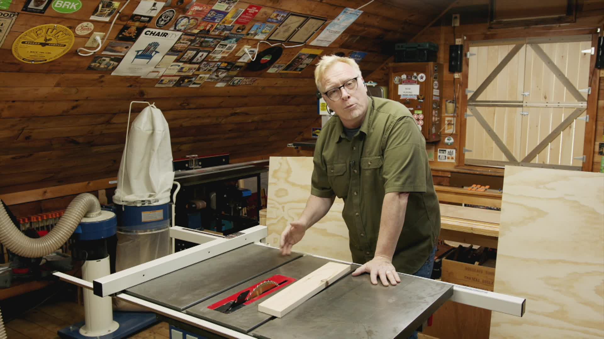 In the Garage  Modern Plywood Table