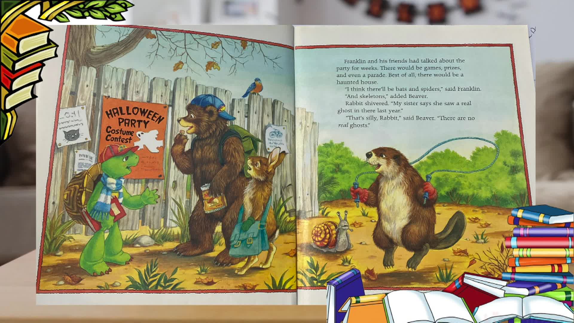 Cosette's Enchanted Journey's: "Franklin's Halloween" Paulette Bourgeois