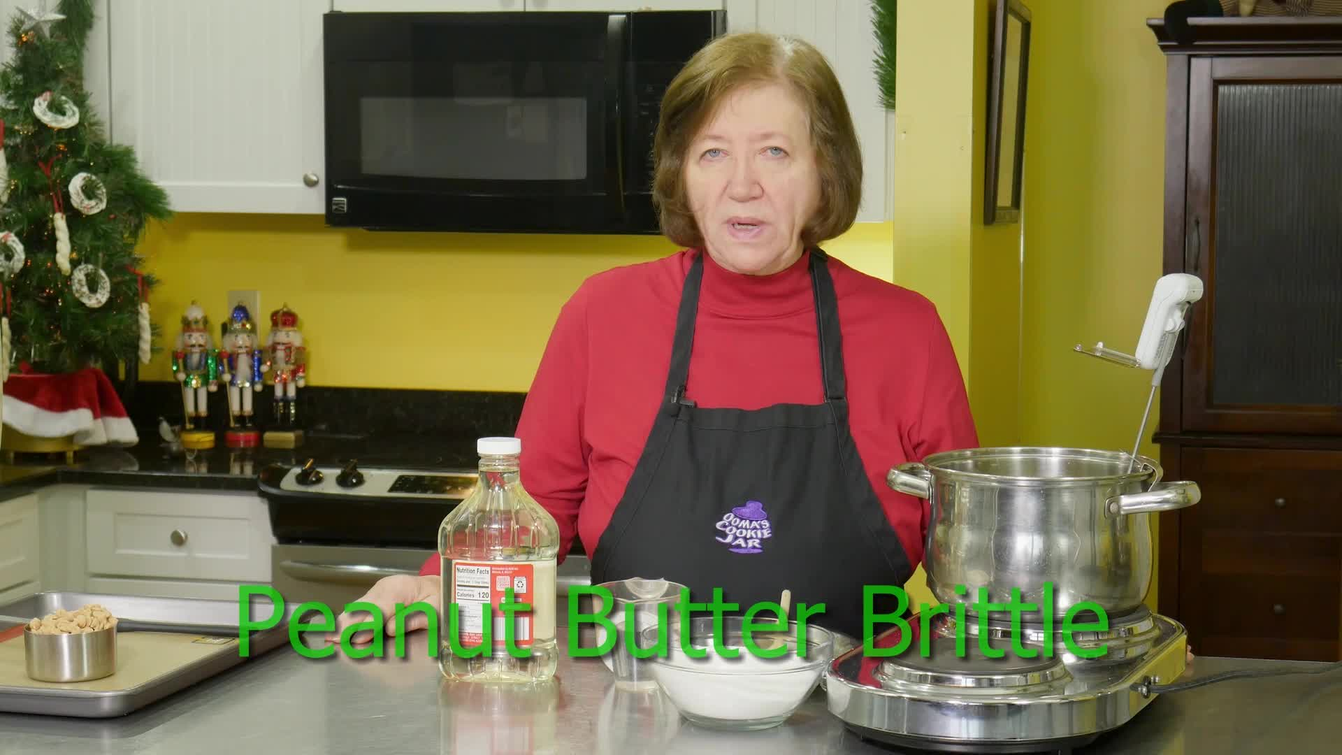 Oomas Cookie Jar- 20191118 Peanut Butter Brittle