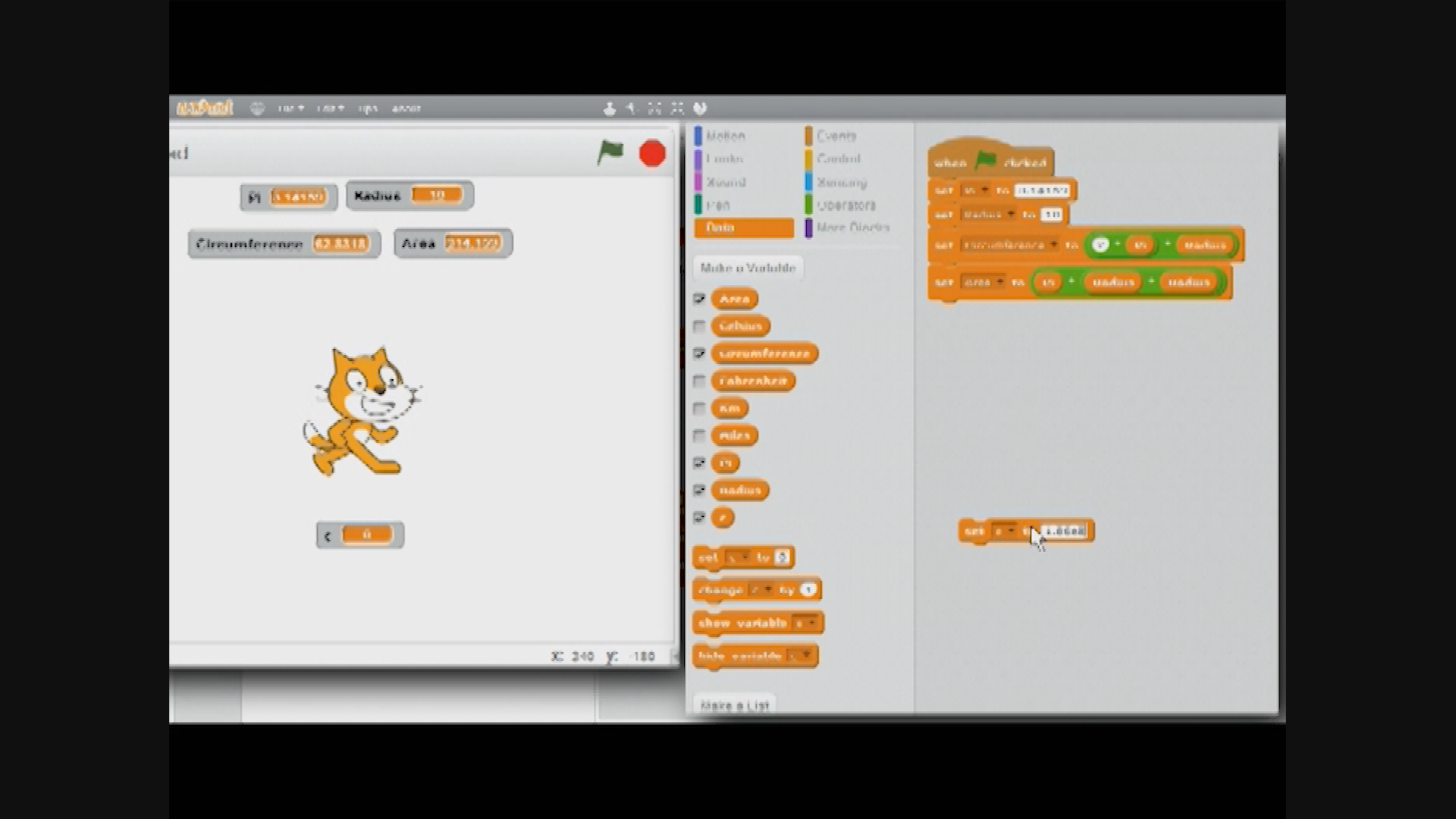 Programming 4 Kids Numeric Expressions and Mouse Down and Key Pressed