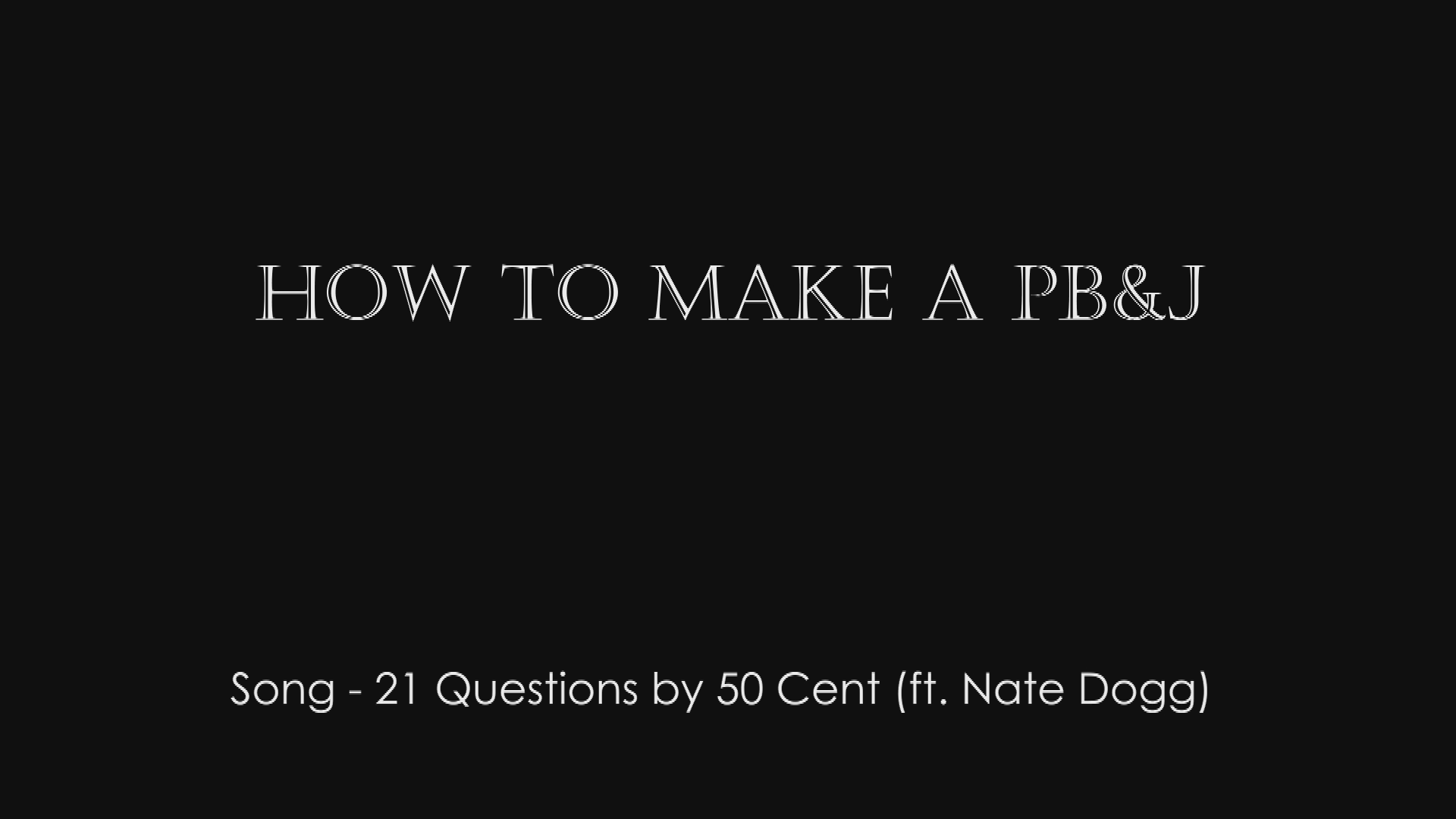 PBJ Robert and Sophia: Class Project Video Production
