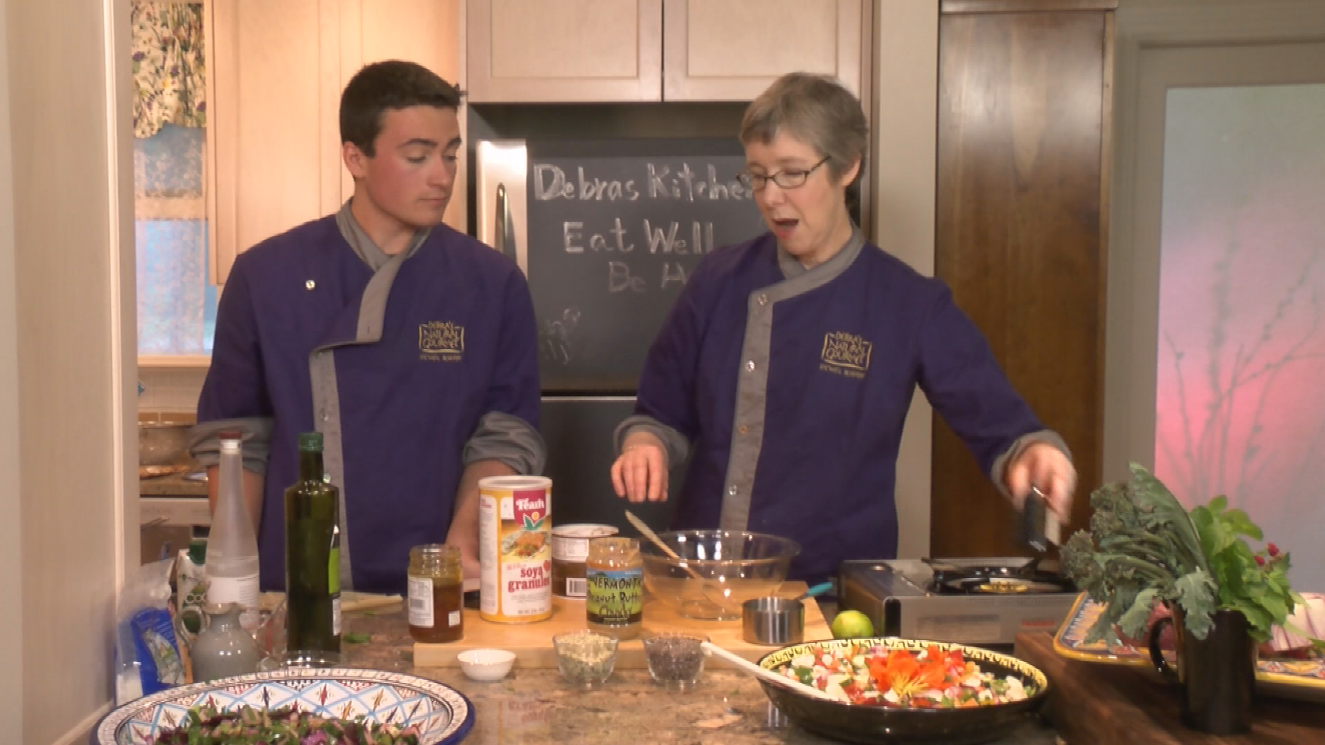 Eat Well Better Health fish with coconut and lime, beet salad, and chocolate confections!
